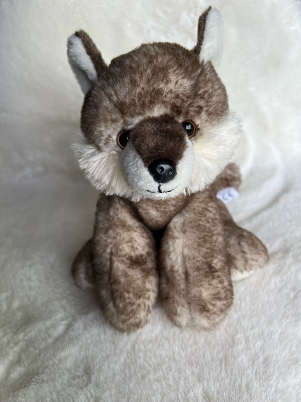 The Petting Zoo Fox Plush Woodland Stuffed Animal Brown White 10” 2021